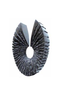 17. PORTE-BONHEUR / GOOD LUCK CHARM - black Belgian marble - 47 x 33 x 10,5cm / Fragmented bird flight / Le vol d’oiseau ...fragmenté ?