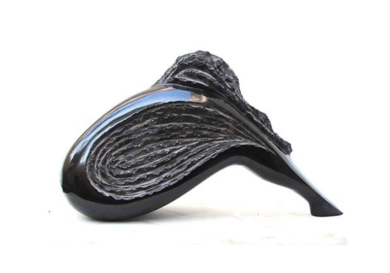 8. FINALE - black Belgian marble - 34 x 60 x 10 cm / Thanks / Remerciements.